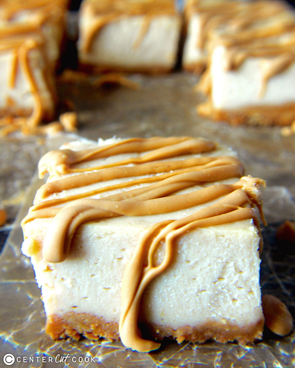 Peanut Butter Lovers Cheesecake Bites